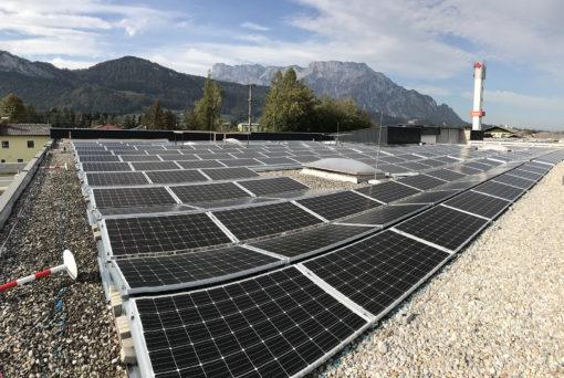 Sonnenkraftwerk Oberalm - Logistik Point