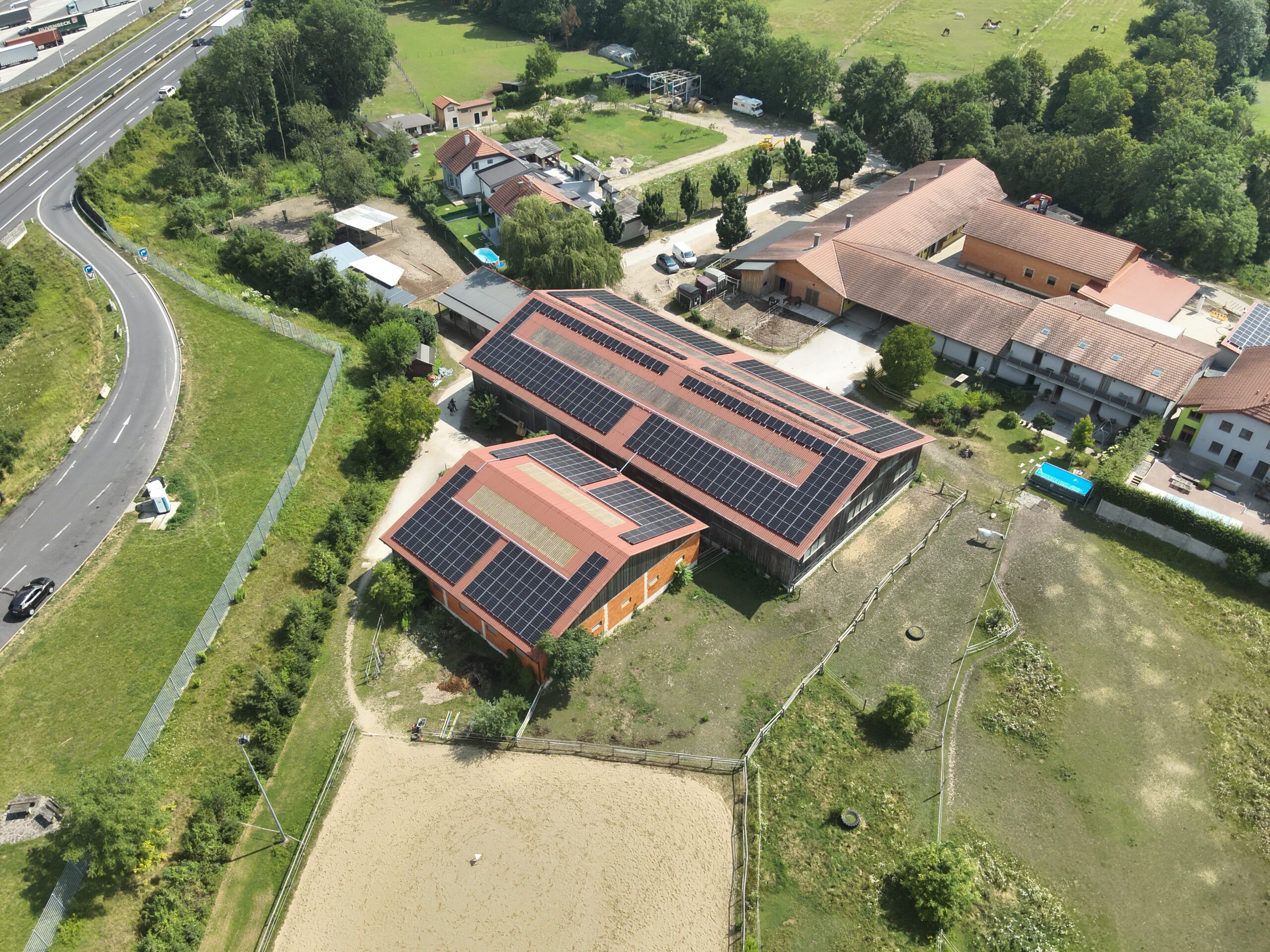 Sonnenkraftwerk Untersinnersdorf - Reitanlage